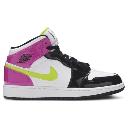 AIR JORDAN 1 MID SE GS CYBER ACTIVE FUCHSIA CZ9835 100,AIR JORDAN 1 MID,Air Jordan