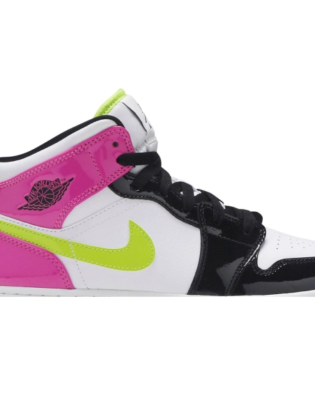 AIR JORDAN 1 MID SE GS CYBER ACTIVE FUCHSIA CZ9835 100,AIR JORDAN 1 MID,Air Jordan