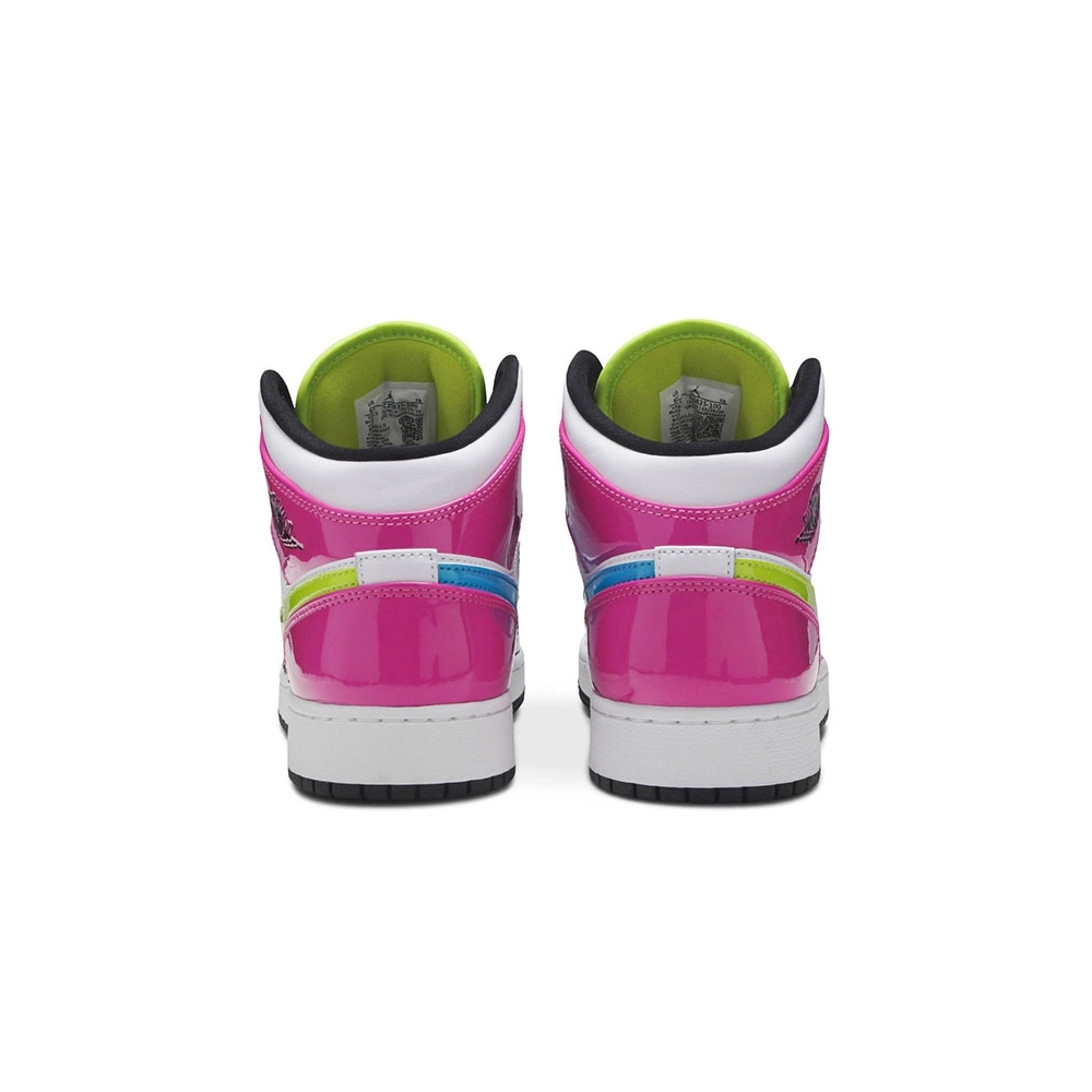 AIR JORDAN 1 MID SE GS CYBER ACTIVE FUCHSIA CZ9835 100,AIR JORDAN 1 MID,Air Jordan