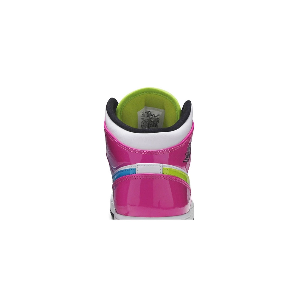 AIR JORDAN 1 MID SE GS CYBER ACTIVE FUCHSIA CZ9835 100,AIR JORDAN 1 MID,Air Jordan