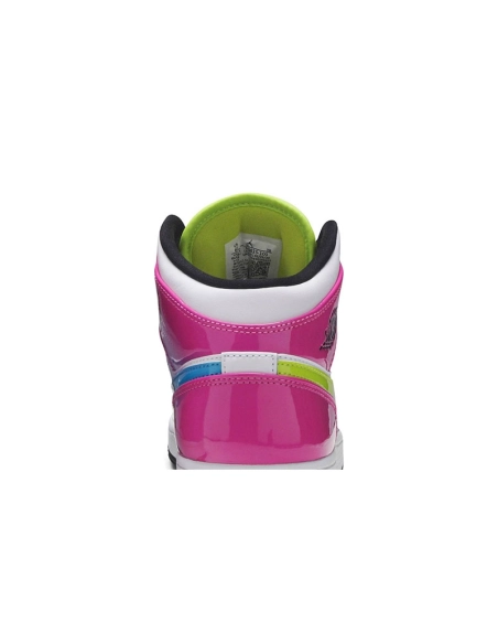 AIR JORDAN 1 MID SE GS CYBER ACTIVE FUCHSIA CZ9835 100,AIR JORDAN 1 MID,Air Jordan