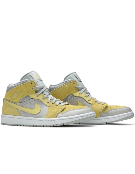 AIR JORDAN 1 MID SE Lemon Wash DA4666 001,AIR JORDAN 1 MID,Air Jordan