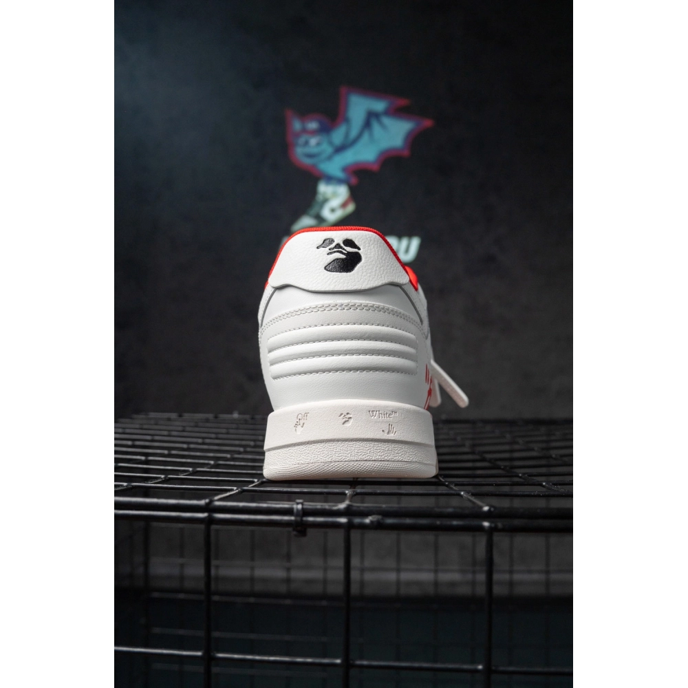 OffWhite Out of Office For Walking White Red,Off-White Out of Office,OFF-WHITE,NIKE SHOES Reps