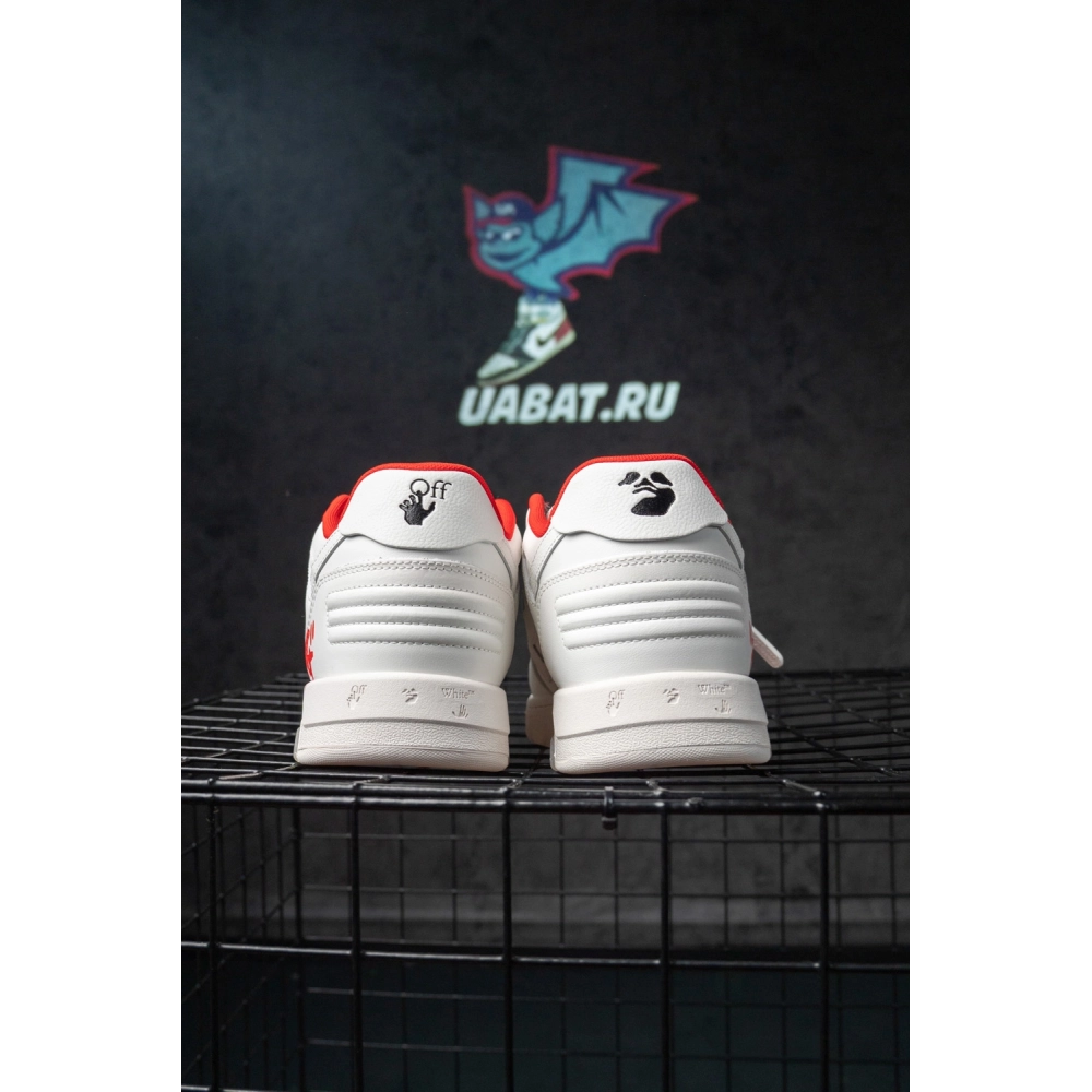 OffWhite Out of Office For Walking White Red,Off-White Out of Office,OFF-WHITE,NIKE SHOES Reps