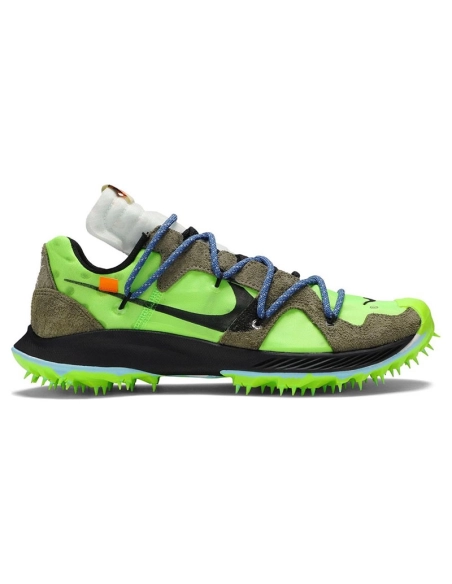 OffWhite x Air Zoom Terra Kiger 5 Athlete in Progress Electric Green,NIKE ZOOM,NIKE SHOES Reps