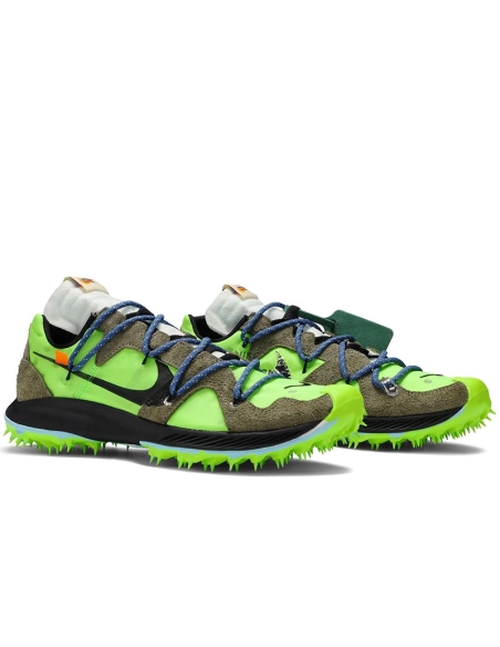 OffWhite x Air Zoom Terra Kiger 5 Athlete in Progress Electric Green,NIKE ZOOM,NIKE SHOES Reps