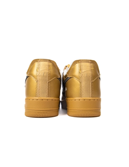 OFF WHITE Nike Air Force 1 Low Gold,NIKE AIR FORCE,NIKE SHOES Reps