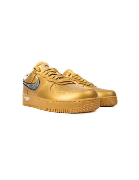OFF WHITE Nike Air Force 1 Low Gold,NIKE AIR FORCE,NIKE SHOES Reps