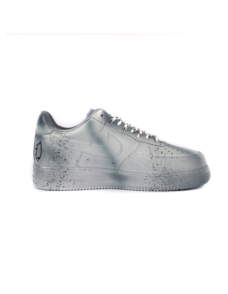 Air Force 107 LowWhite Blue Chrome Hearts,NIKE AIR FORCE,NIKE SHOES Reps