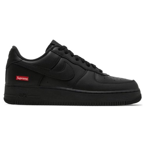 Supreme x Air Force 1 Low Box Logo Black,NIKE AIR FORCE,NIKE SHOES Reps