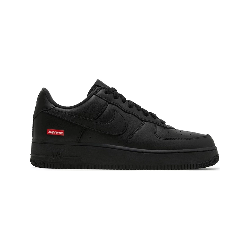 Supreme x Air Force 1 Low Box Logo Black,NIKE AIR FORCE,NIKE SHOES Reps