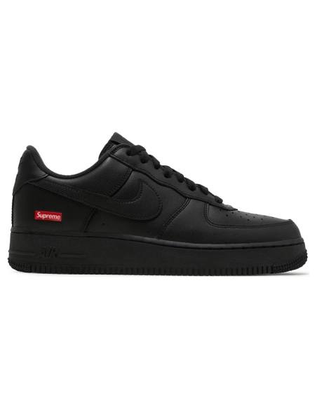 Supreme x Air Force 1 Low Box Logo Black,NIKE AIR FORCE,NIKE SHOES Reps