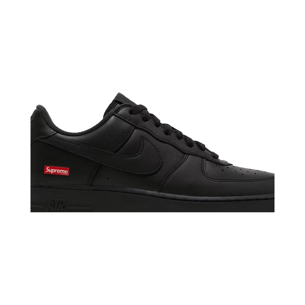 Supreme x Air Force 1 Low Box Logo Black,NIKE AIR FORCE,NIKE SHOES Reps
