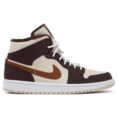 AIR JORDAN 1 MID SE CREAM DARK CHOCOLATE DO6699-200,AIR JORDAN 1 HIGH,Air Jordan