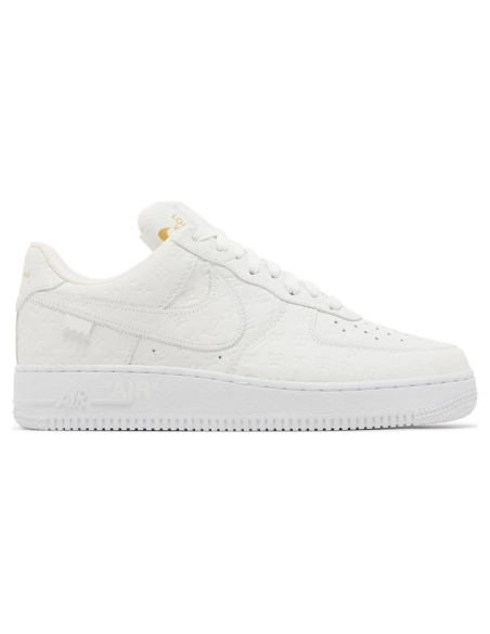 Louis Vuitton x Air Force 1 Low Triple White,NIKE AIR FORCE,NIKE SHOES Reps