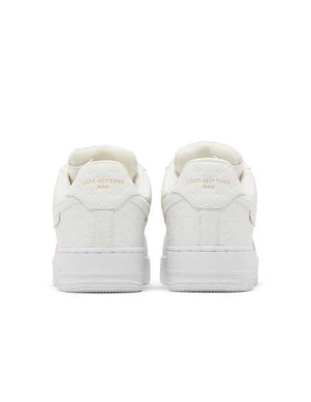 Louis Vuitton x Air Force 1 Low Triple White,NIKE AIR FORCE,NIKE SHOES Reps