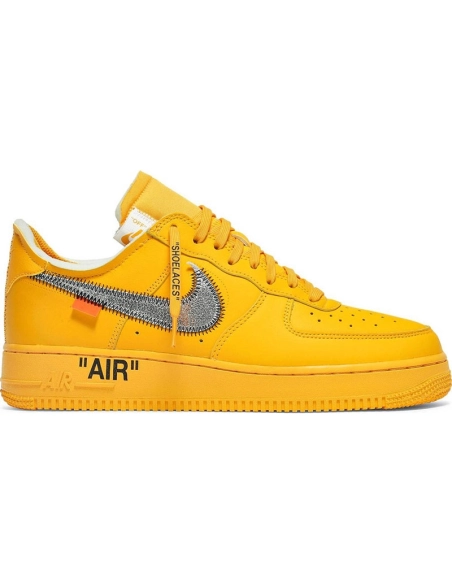 OffWhite x Air Force 1 Low Lemonade,NIKE AIR FORCE,NIKE SHOES Reps