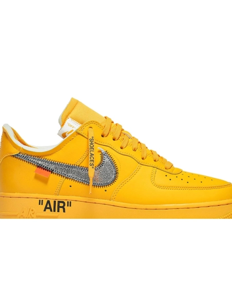 OffWhite x Air Force 1 Low Lemonade,NIKE AIR FORCE,NIKE SHOES Reps