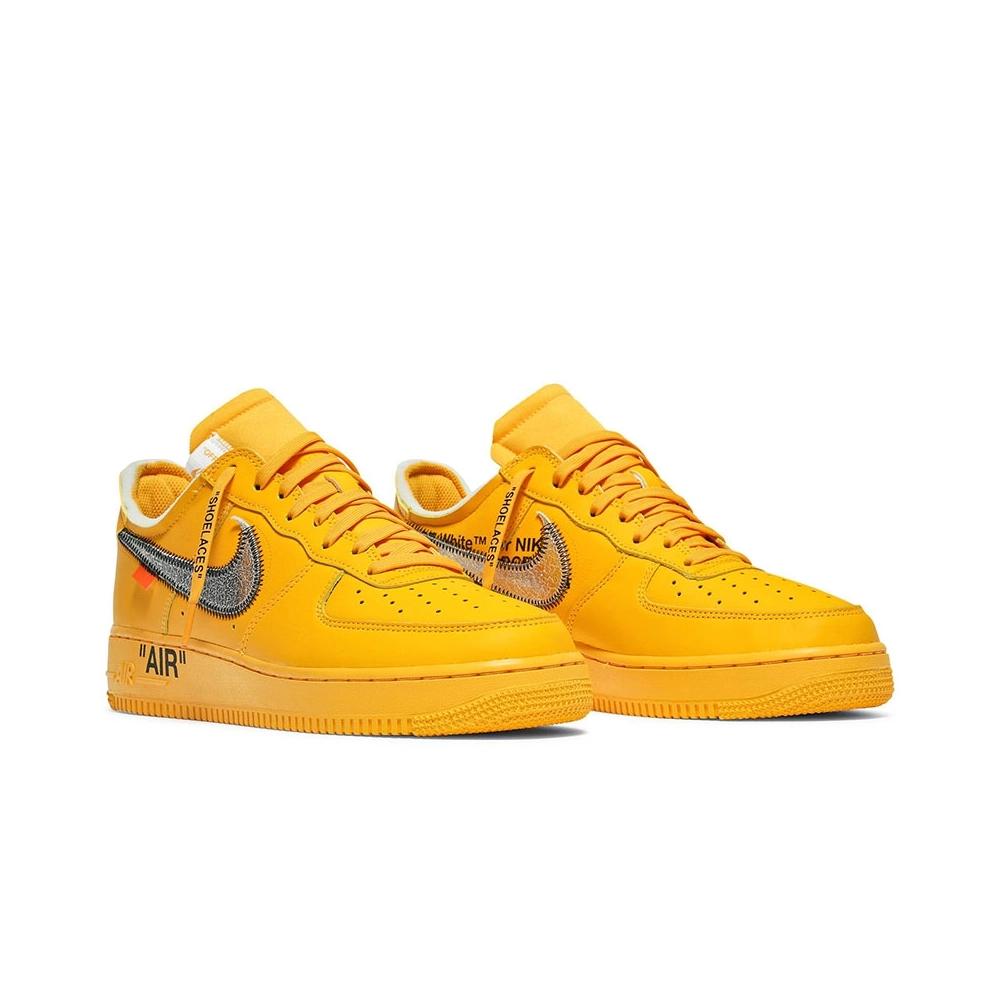 OffWhite x Air Force 1 Low Lemonade,NIKE AIR FORCE,NIKE SHOES Reps