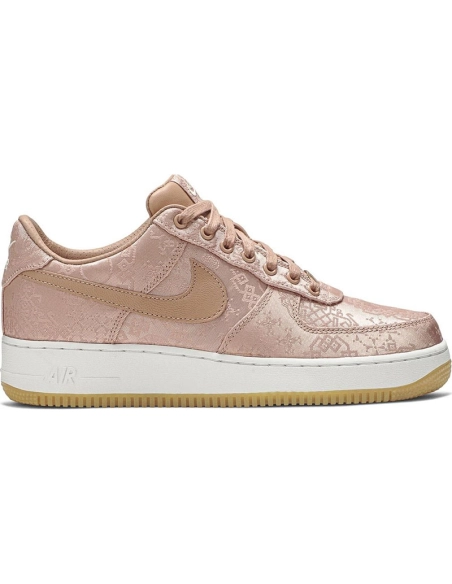 CLOT x Air Force 1 Low Premium Rose Gold Silk,NIKE AIR FORCE,NIKE SHOES Reps