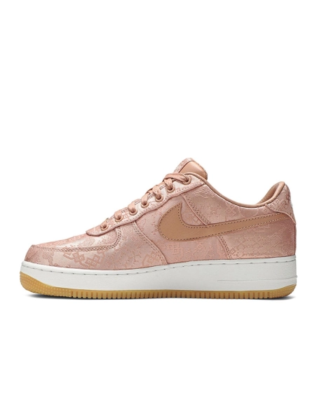 CLOT x Air Force 1 Low Premium Rose Gold Silk,NIKE AIR FORCE,NIKE SHOES Reps