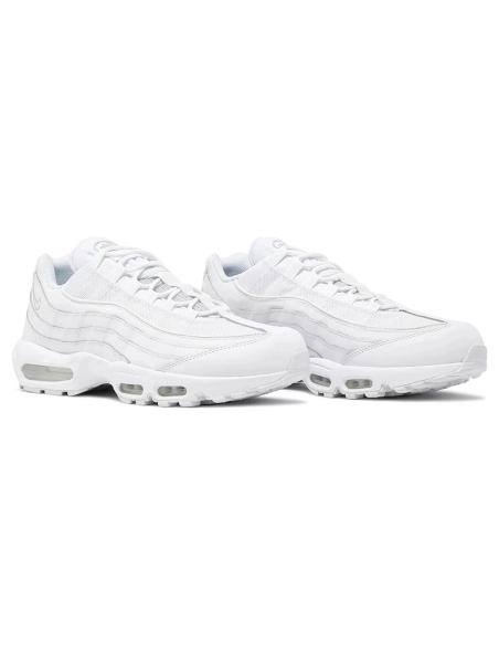 Air Max 95 Triple White,NIKE AIR MAX,NIKE SHOES Reps