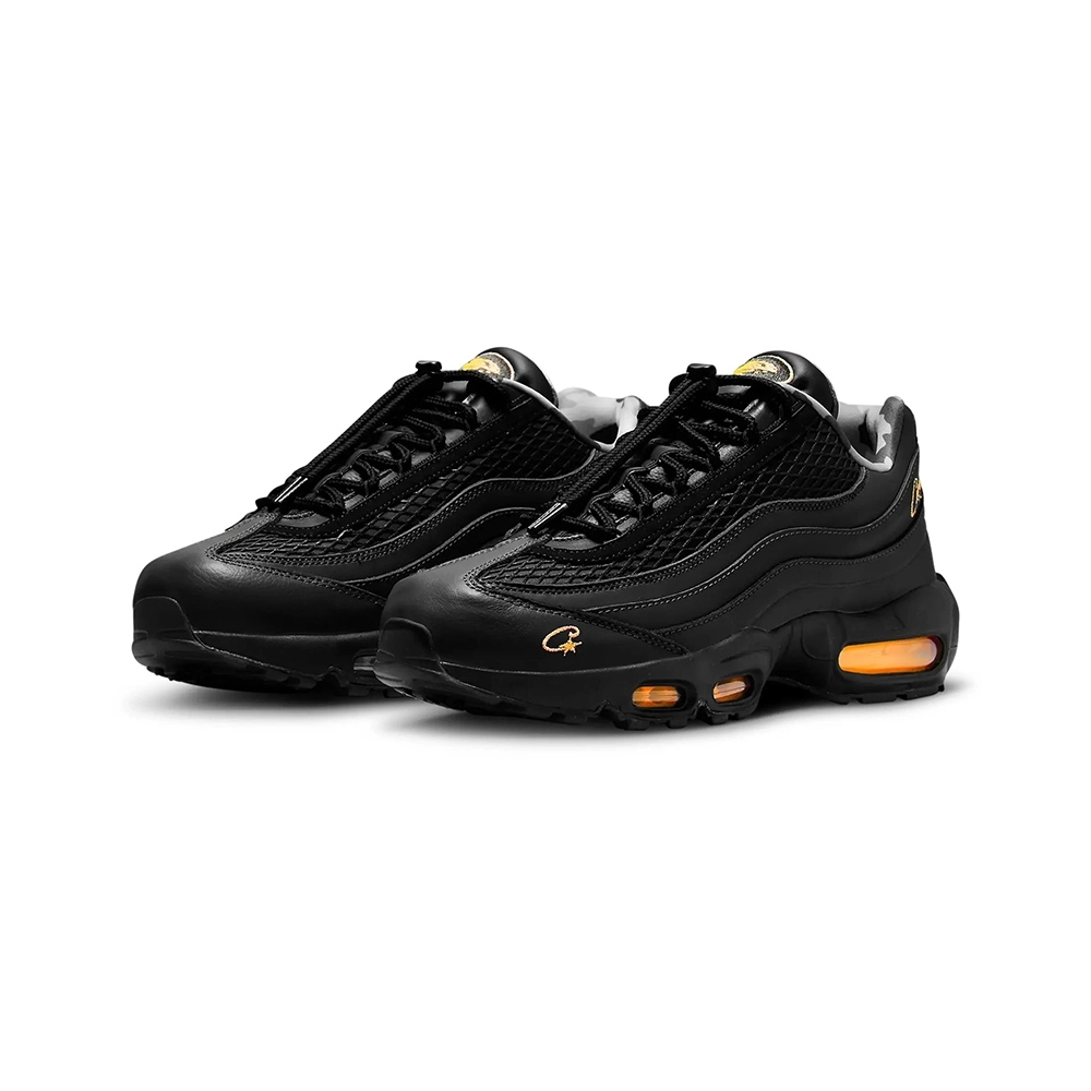 Corteiz x Air Max 95 SP Black Tour Yellow,NIKE AIR MAX,NIKE SHOES Reps