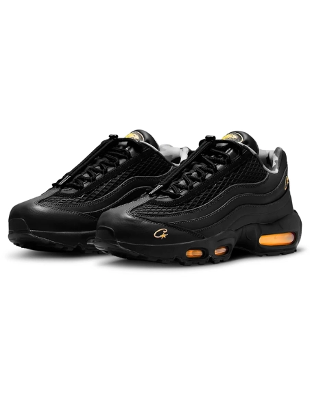 Corteiz x Air Max 95 SP Black Tour Yellow,NIKE AIR MAX,NIKE SHOES Reps