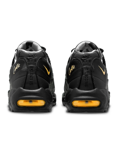 Corteiz x Air Max 95 SP Black Tour Yellow,NIKE AIR MAX,NIKE SHOES Reps