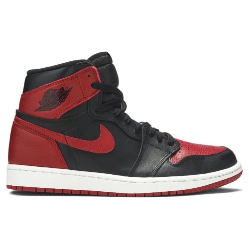 AIR JORDAN 1 RETRO HIGH OG BANNED 2016 RELEASE 555088 001,AIR JORDAN 1 HIGH,Air Jordan