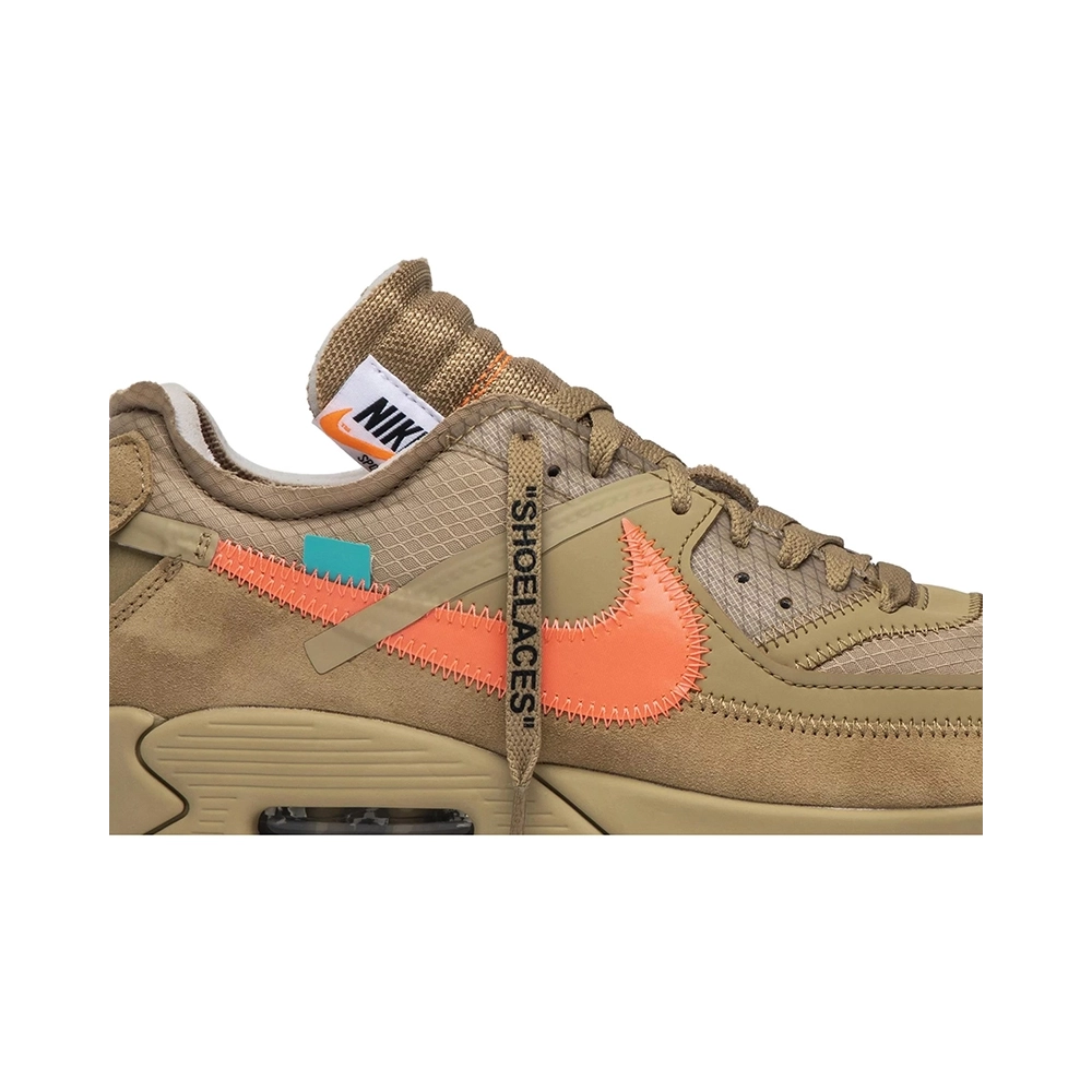 OffWhite x Air Max 90 Desert Ore,NIKE AIR MAX,NIKE SHOES Reps