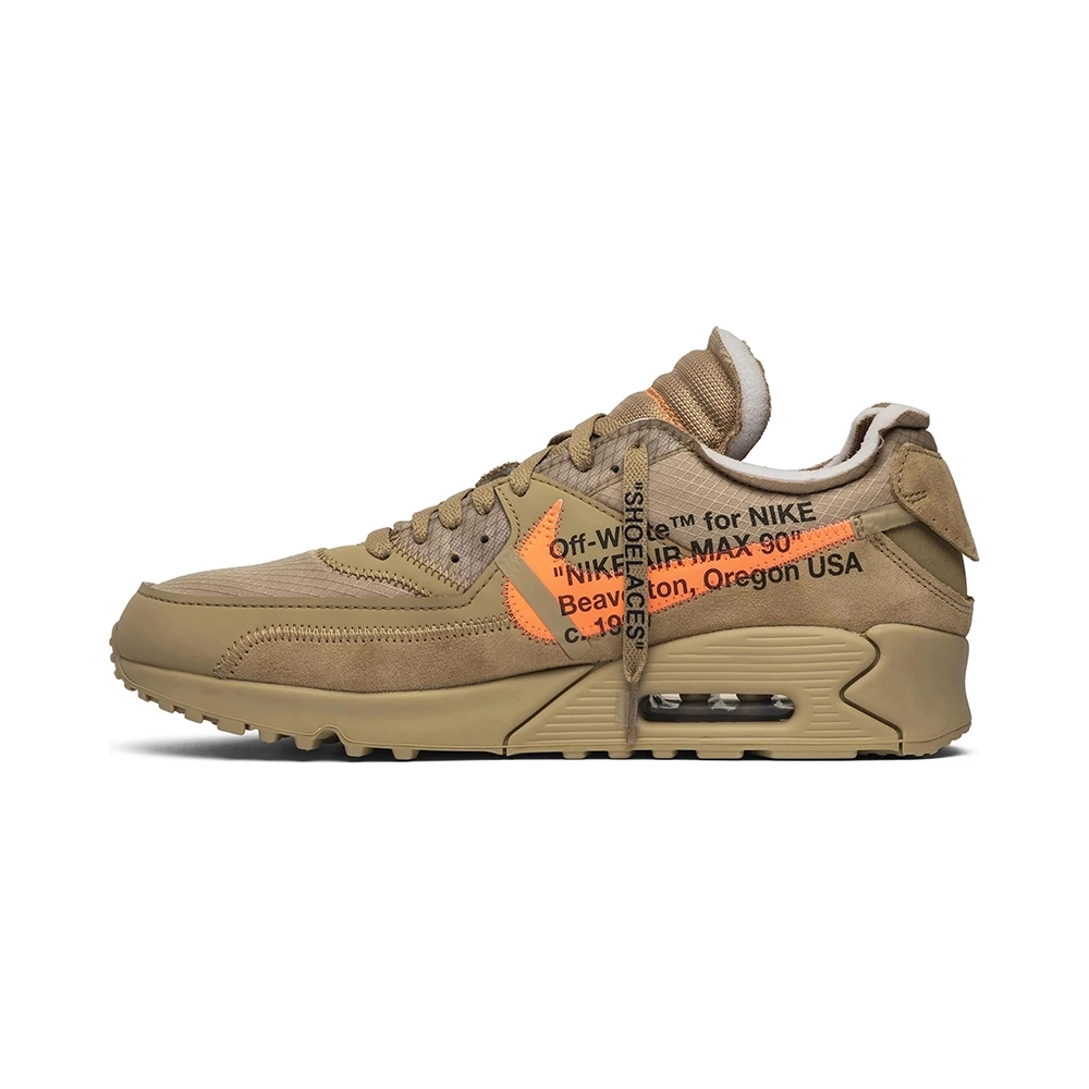 OffWhite x Air Max 90 Desert Ore,NIKE AIR MAX,NIKE SHOES Reps