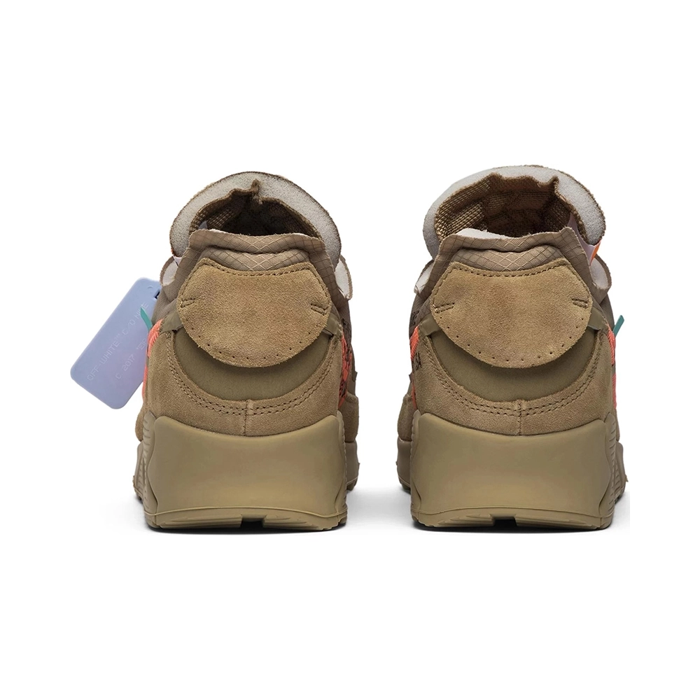 OffWhite x Air Max 90 Desert Ore,NIKE AIR MAX,NIKE SHOES Reps