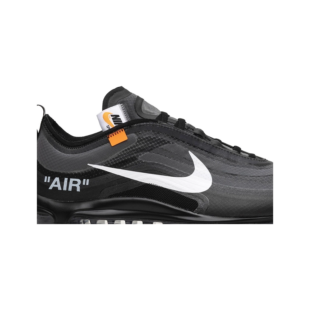 OFFWHITE X AIR MAX 97 BLACK,NIKE AIR MAX,NIKE SHOES Reps