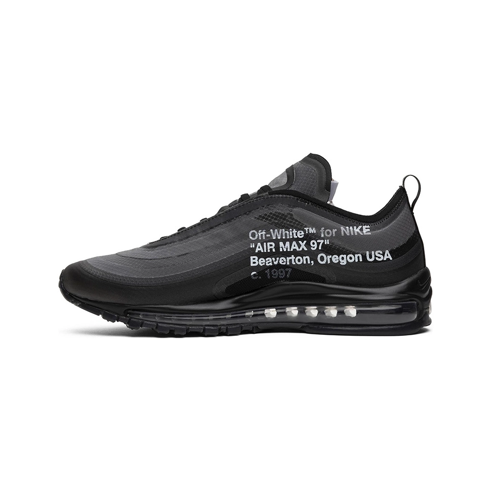 OFFWHITE X AIR MAX 97 BLACK,NIKE AIR MAX,NIKE SHOES Reps