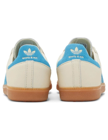 Adidas Samba OG Sporty Rich Cream Blue,ADIDAS SAMBA,ADIDAS