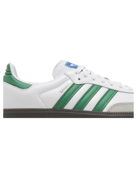 Adidas Samba OG Footwear White Green,ADIDAS SAMBA,ADIDAS