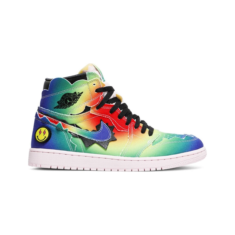 J. BALVIN X AIR JORDAN 1 RETRO OG HIGH COLORES Y VIBRAS DC3481 900,AIR JORDAN 1 HIGH,Air Jordan