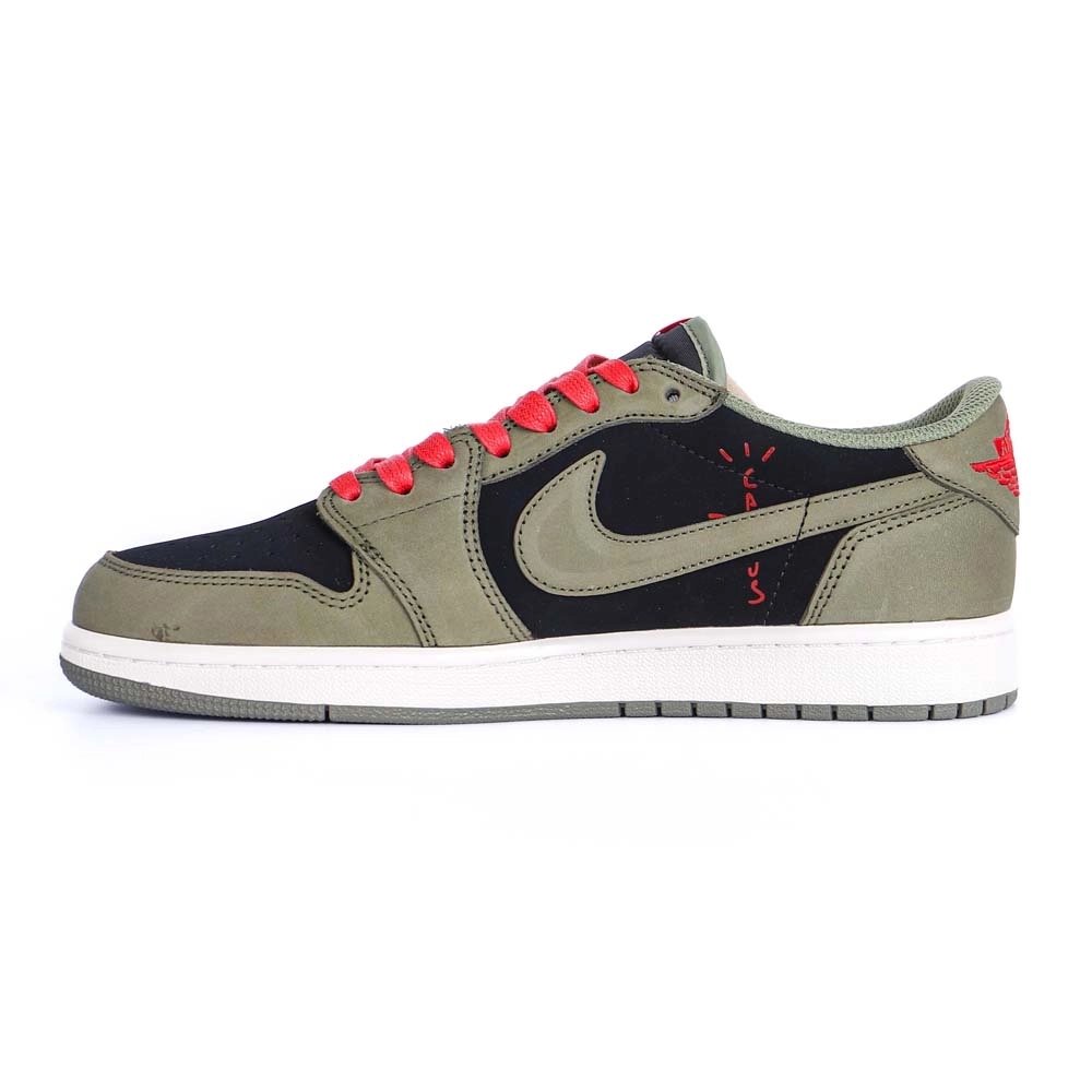 Travis Scott x Air Jordan 1 Low Dark Green CQ4277 008,AIR JORDAN 1 LOW,Air Jordan