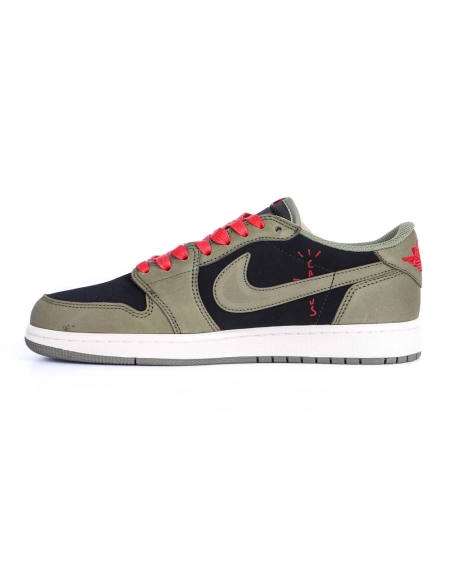 Travis Scott x Air Jordan 1 Low Dark Green CQ4277 008,AIR JORDAN 1 LOW,Air Jordan