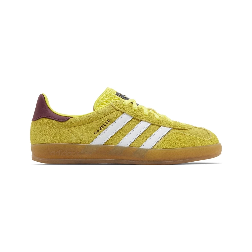 Adidas Gazelle Indoor Bright Yellow Burgundy,ADIDAS GAZELLE,ADIDAS