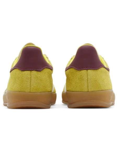 Adidas Gazelle Indoor Bright Yellow Burgundy,ADIDAS GAZELLE,ADIDAS