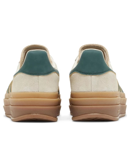 Adidas Gazelle Bold Cream Collegiate Green,ADIDAS GAZELLE,ADIDAS