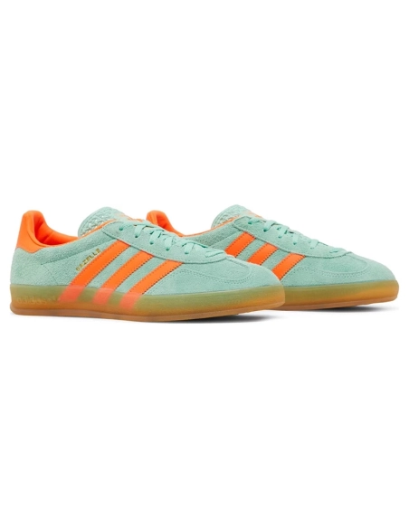 Adidas Gazelle Indoor Pulse Mint Solar Orange,ADIDAS GAZELLE,ADIDAS