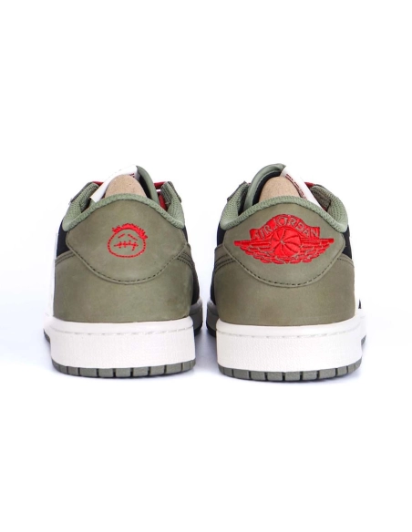 Travis Scott x Air Jordan 1 Low Dark Green CQ4277 008,AIR JORDAN 1 LOW,Air Jordan