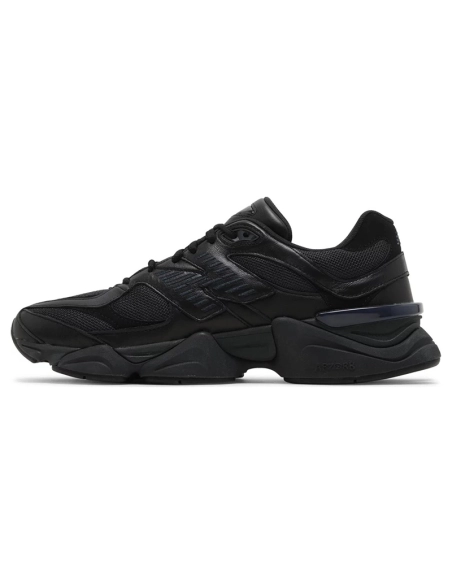 New Balance 9060 Triple Black Leather,New Balance 9060,New Balance Shoes