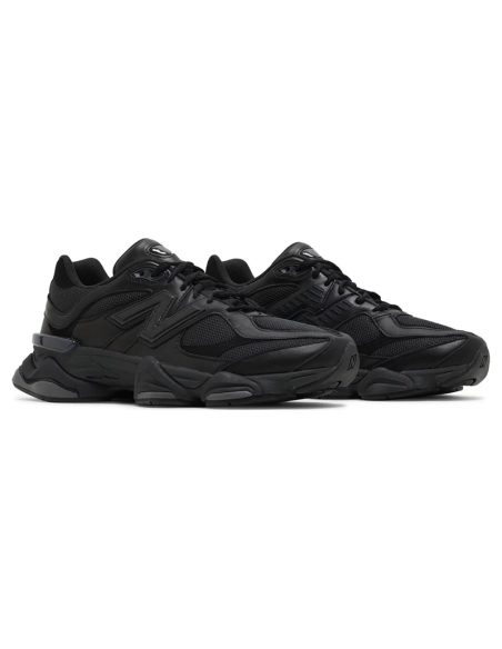 New Balance 9060 Triple Black Leather,New Balance 9060,New Balance Shoes
