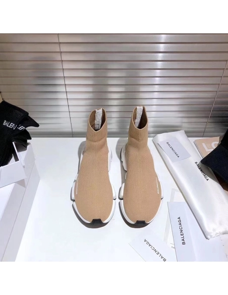 Balenciaga Speed Trainer Beige White,BALENCIAGA SPEED,BALENCIAGA