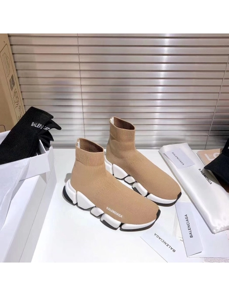 Balenciaga Speed Trainer Beige White,BALENCIAGA SPEED,BALENCIAGA