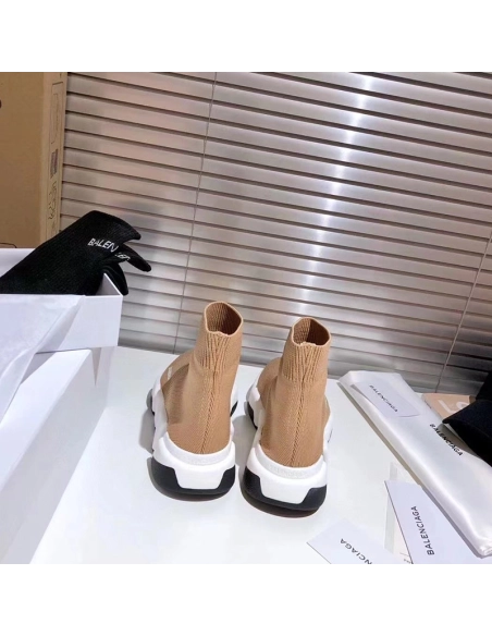 Balenciaga Speed Trainer Beige White,BALENCIAGA SPEED,BALENCIAGA